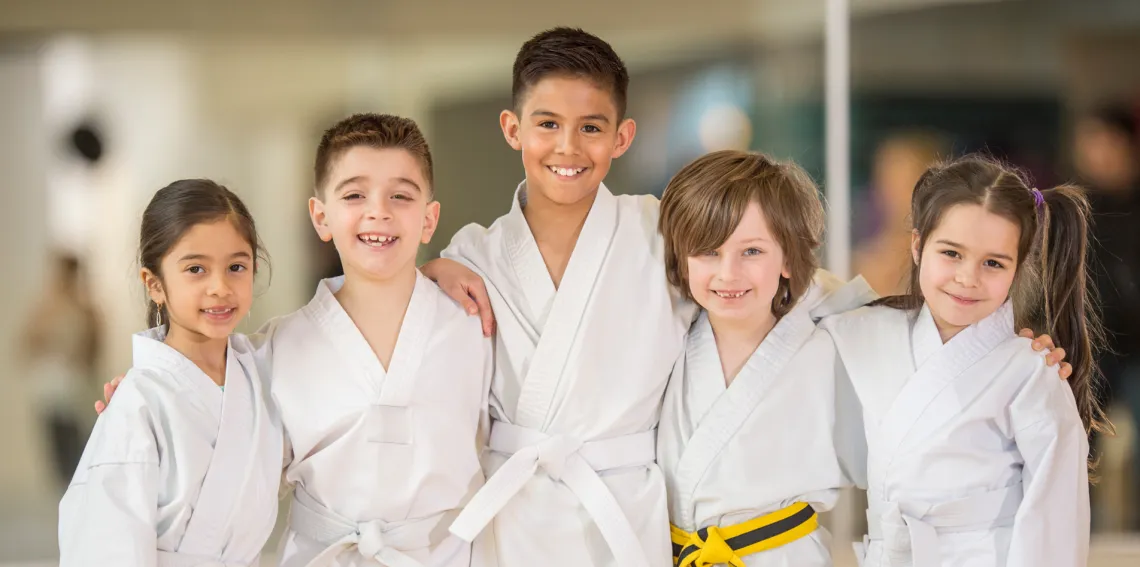 kids after karate
